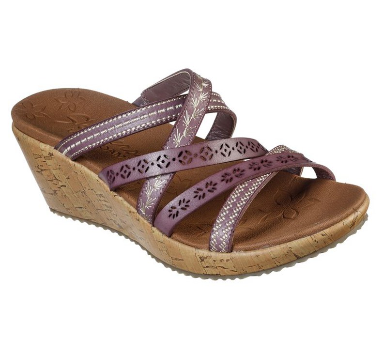 Skechers Beverlee - Tiger Posse - Womens Sandals Purple [AU-TC6302]